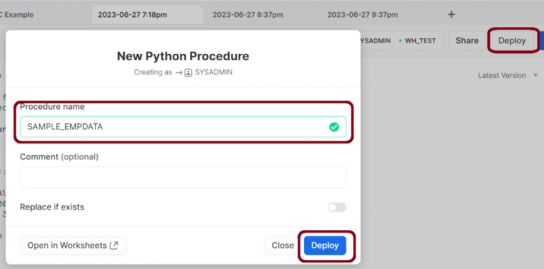 How Can We Create a Snowflake Python Worksheet? | Factspan