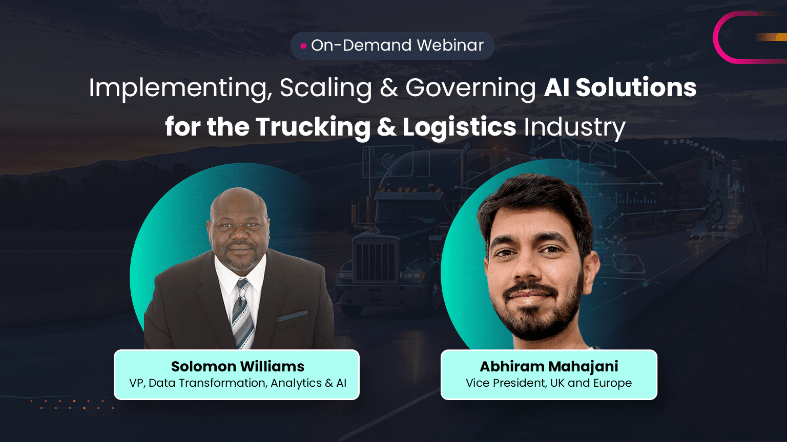 AI for trucking industry- webinar